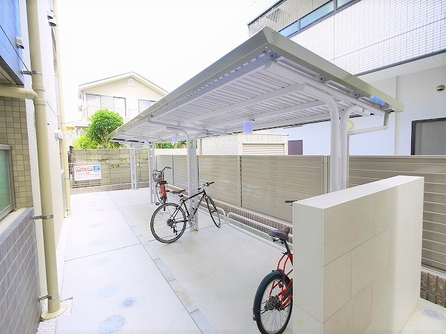 カーサ　アリエッタのその他共用部分|共用の駐輪場です