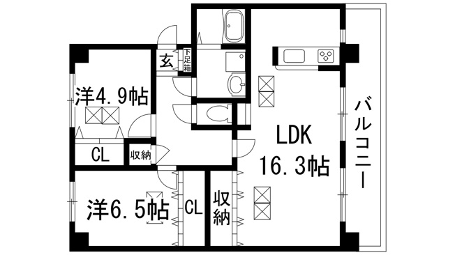 【間取り】 | グランシャリオ