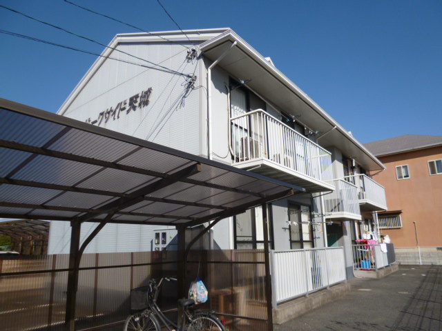 倉敷市藤戸町天城のアパートの外観