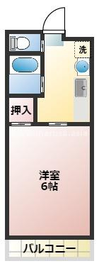 プチメゾン鶴島の間取り