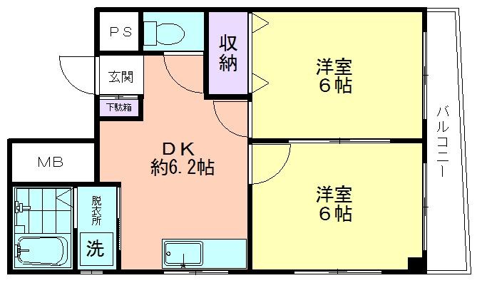 イーストヴィレッジの間取り