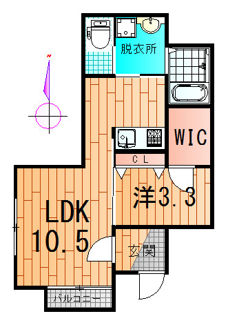 ボルツⅣの間取り