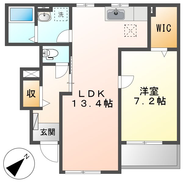 ベルソレイユの間取り