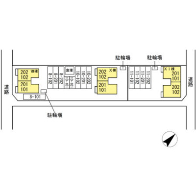 【区画図】 | シェレナ山下Ⅷ