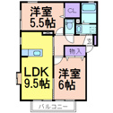 【間取り】 | 使いやすい間取りの２ＬＤＫです
