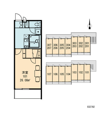 【区画図】 | 橙