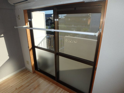 【設備】 | ＳＫマンション | 岡山市北区今　SKマンション　1K　室内物干し