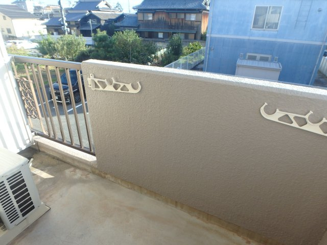 ＳＫマンションのバルコニー|岡山市北区今　SKマンション　1K　バルコニー