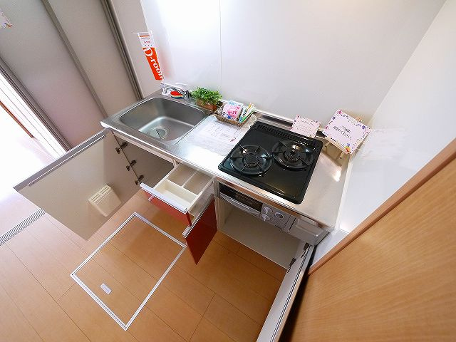 ステラ西大寺のキッチン|きれいなキッチンです