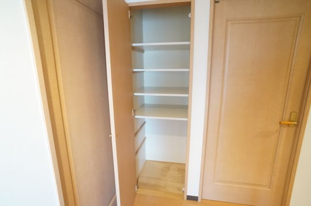 グランシャリオの収納|廊下の収納は掃除機やストック品の収納に活用できますね