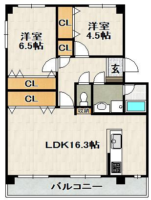グランシャリオの間取り