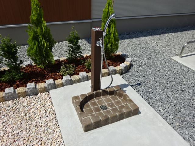 倉敷市上東のアパートのその他共用部分|ペット用足洗い場