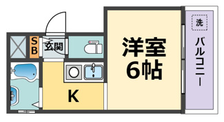 【間取り】 | フラット鳴尾（鳴尾駅・武庫川女子大・兵庫医大）