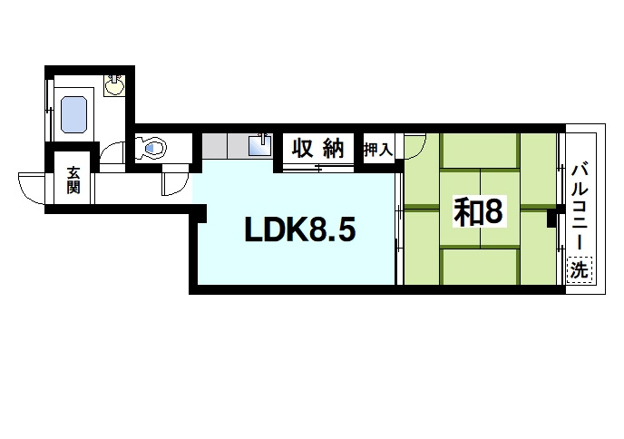 ガーデンハイツ高川の間取り