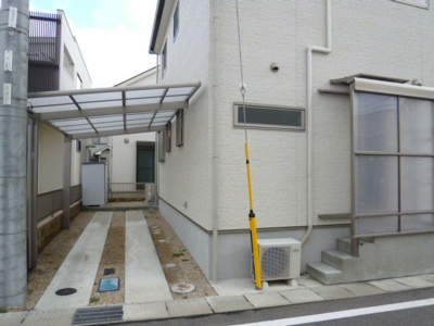 【駐車場】 | 大津市堅田一丁目16-13　琵琶湖一望戸建て | 駐車スペースは二箇所あります