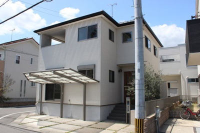 【外観】 | 大津市堅田一丁目16-13　琵琶湖一望戸建て | 建物外観、高耐久外壁で清潔感があります