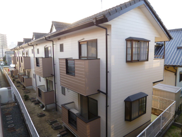 倉敷市老松町１丁目のアパートの外観