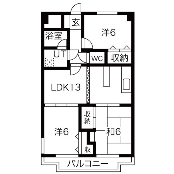 【間取り】 | コンフォトゥールⅡ