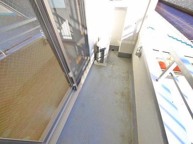エクセレント天理のバルコニー|陽当たり良好なバルコニーです