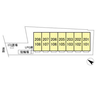 【区画図】 | プレジールヤストシ