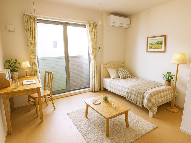 ハーベストⅡの居間・リビング|CGで家具等を配置したもので家具等は含まれません