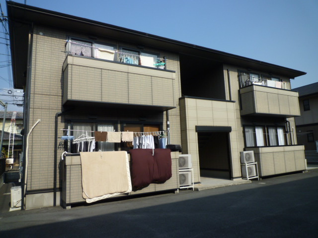 倉敷市安江のアパートの外観