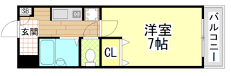 【間取り】 | チェリーハイツ宮町