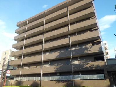 【外観】 | メゾンラフィーネ | メゾンラフィーネ　鉄筋コンクリート造７階建　南向きで日当たりのよい物件です