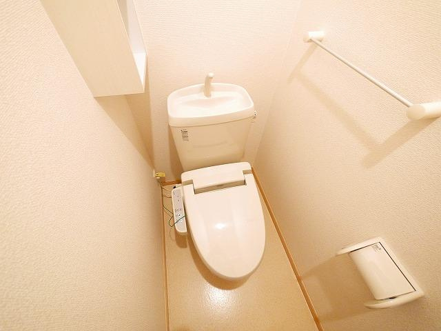 プラシード　セレノ　Ｄのトイレ|トイレもきれいです