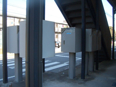 【その他共用部分】 | メゾンダジュール７番館 | アパートタイプのお部屋にはめずらしい宅配ＢＯＸ