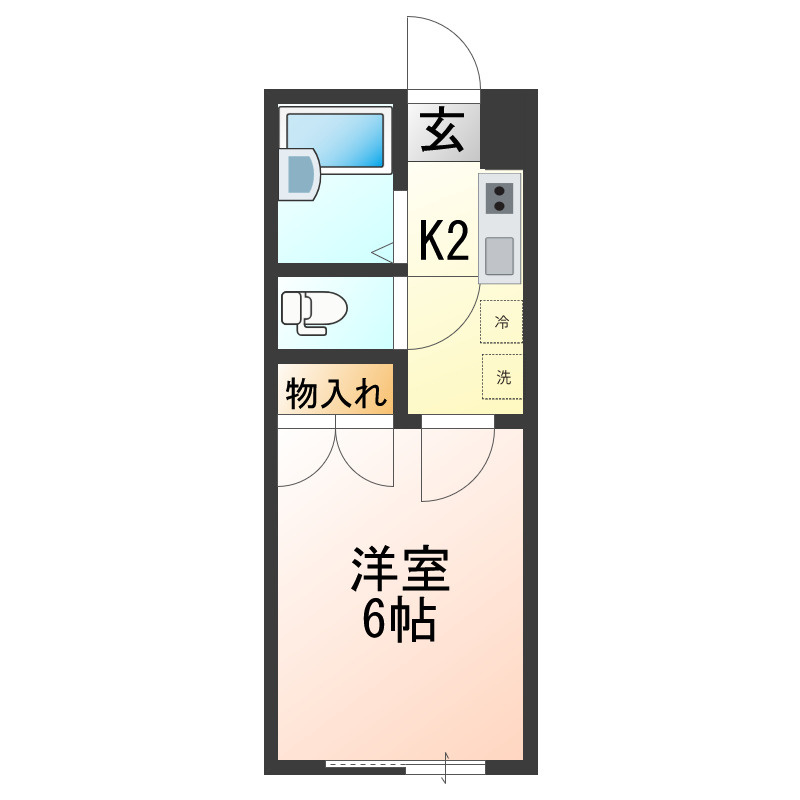 オリーブ東原の間取り