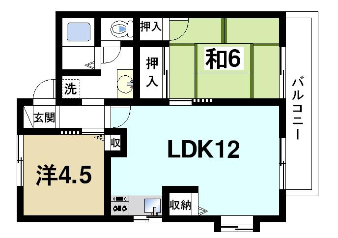 エトワール六条の間取り