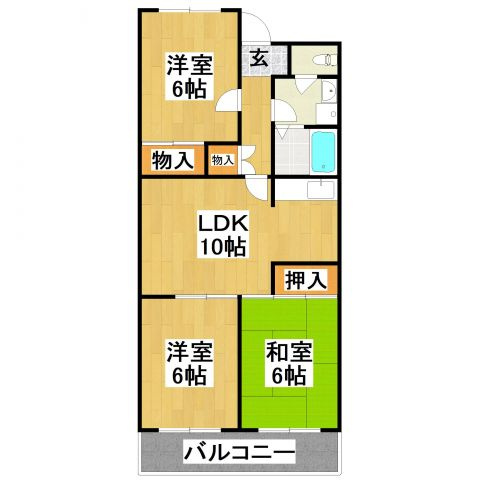 【間取り】 | エトワール尾谷