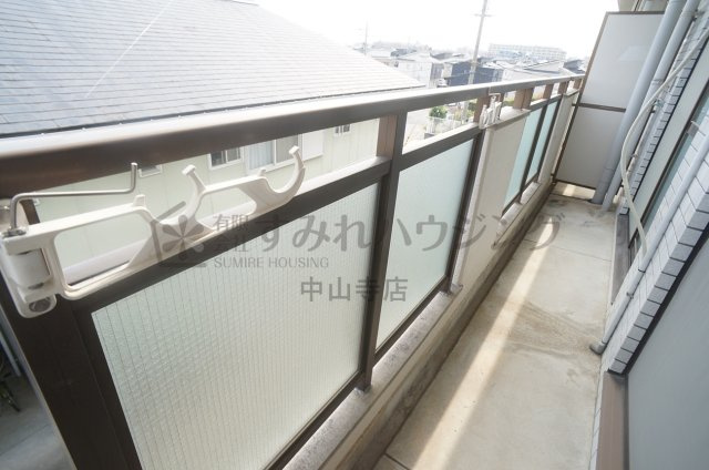 ガーデンハイツ山本のバルコニー