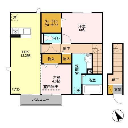 コンフォートＡの間取り