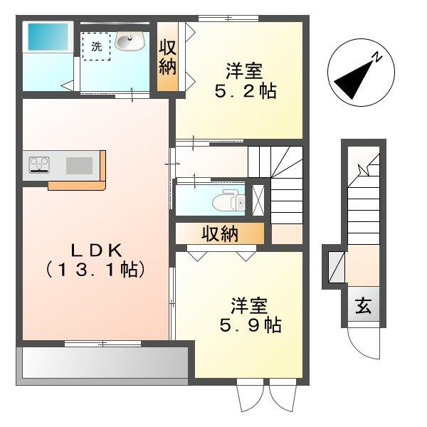 ラフィーナの間取り