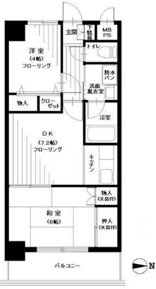 【間取り】 | ニックハイム飯田橋