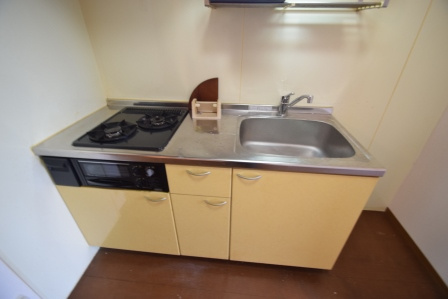 スマートＦⅡのキッチン|２口ガスコンロ付きシステムキッチン