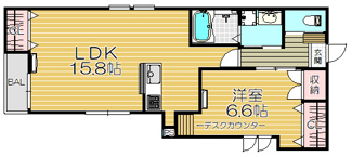 【間取り】 | PRIMO　VITA（熊野町）