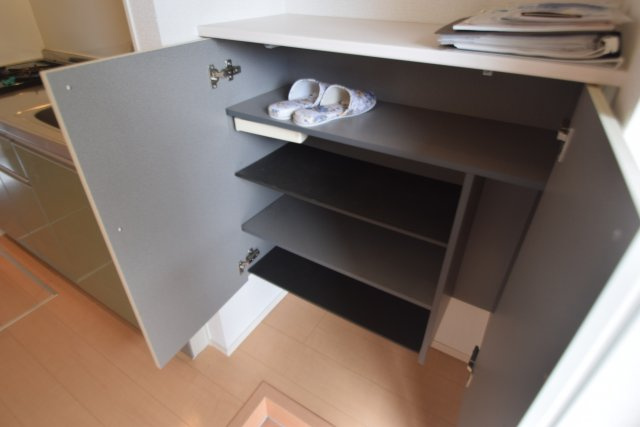 ＣａｍｅｌｌｉａⅡの収納|一人暮らしには充分の大きさの下駄箱です。