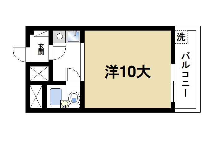 コーポ三和新大宮Ⅰ号館の間取り