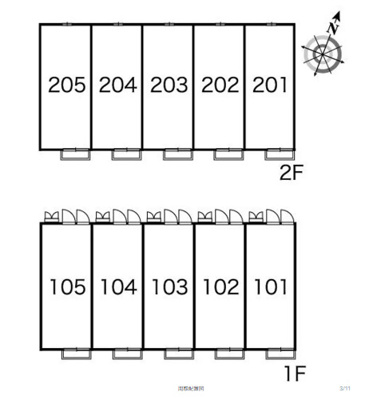 【区画図】 | オリーブハウスⅡ