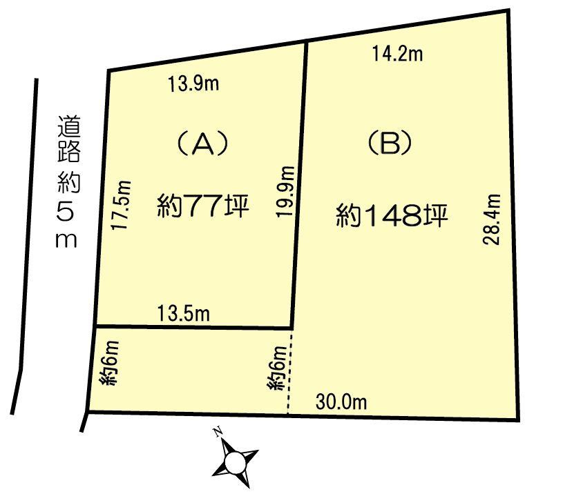 鴻巣市八幡田の売地