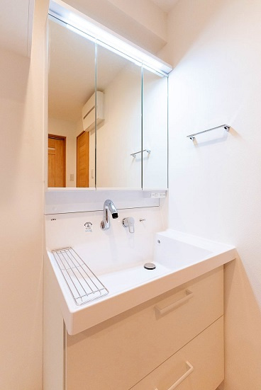 港区芝１丁目の賃貸マンションのその他|洗面