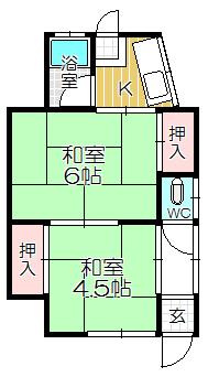 【間取り】 | 頓田ハイツ