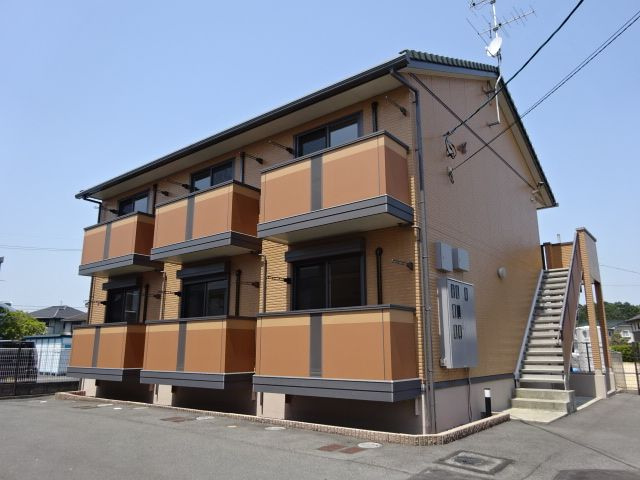 倉敷市福島のアパートの外観