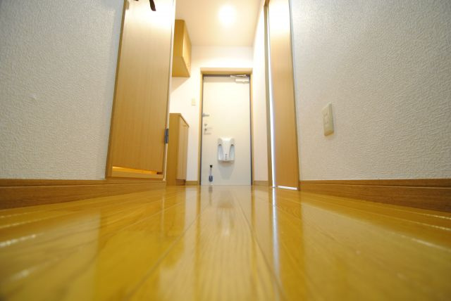 ソレイユ合川の玄関