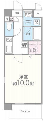 フランディルオーラの間取り|嬉しいウォークインクローゼットあり！