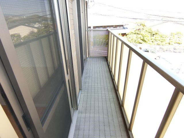 エスポワールⅡＣ棟のバルコニー