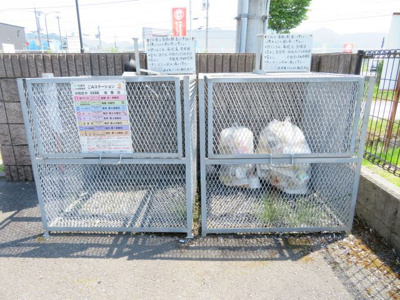 【その他共用部分】 | N’sHOUSEひかみ | 敷地内ゴミ置き場